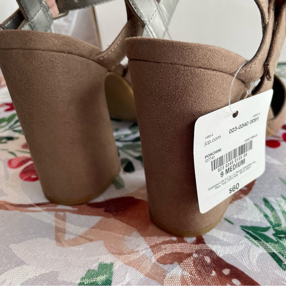 NIB WORTHINGTON TAN HEELS - Picture 3 of 6